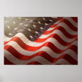 Amerikanische Flagge Poster (Vorne)