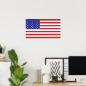 Amerikanische Flagge Poster (Heimbüro)