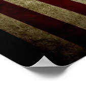 Amerikanische Flagge Poster (Ecke)