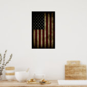 Amerikanische Flagge Poster (Küche)