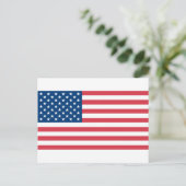 Amerikanische Flagge Postkarte (Stehend Vorderseite)