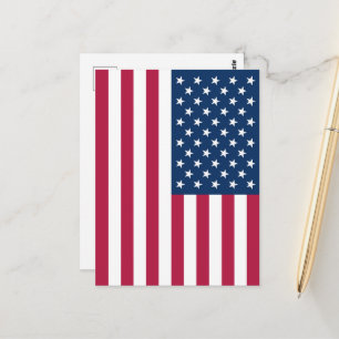 Amerikanische Flagge Postkarte