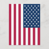 Amerikanische Flagge Postkarte (Vorderseite)
