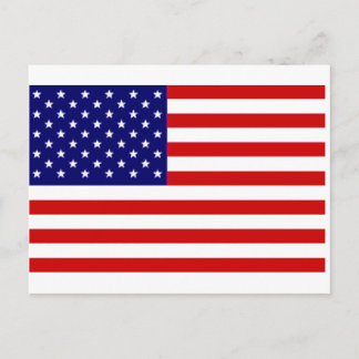 Amerikanische Flagge Postkarte
