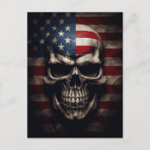 Amerikanische Flagge Postkarte (Vorderseite)