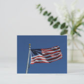 Amerikanische Flagge Postkarte (Stehend Vorderseite)