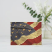 Amerikanische Flagge Postkarte (Stehend Vorderseite)