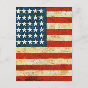 Amerikanische Flagge Postkarte