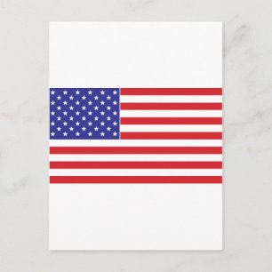 Amerikanische Flagge Postkarte