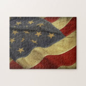 Amerikanische Flagge Puzzle (Horizontal)