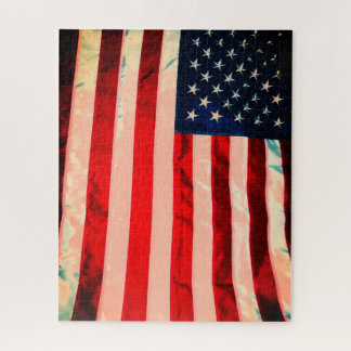 Amerikanische Flagge Puzzle