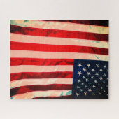 Amerikanische Flagge Puzzle (Horizontal)
