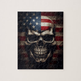 Amerikanische Flagge Puzzle