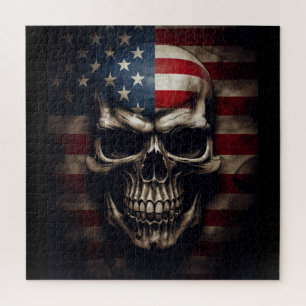 Amerikanische Flagge Puzzle
