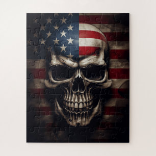 Amerikanische Flagge Puzzle
