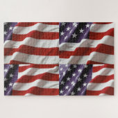 Amerikanische Flagge Puzzle (Horizontal)