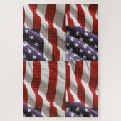Amerikanische Flagge Puzzle (Vertikal)