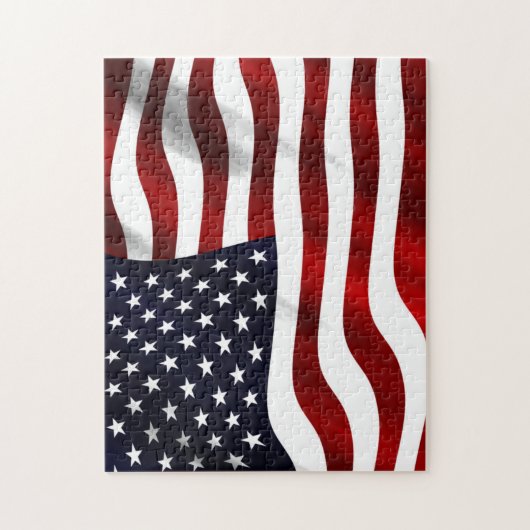 Amerikanische Flagge Puzzle (Vertikal)