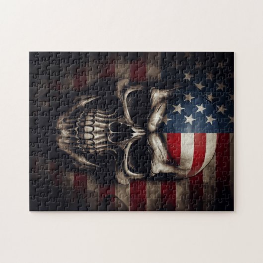 Amerikanische Flagge Puzzle (Horizontal)