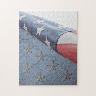 Amerikanische Flagge Puzzle