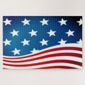 Amerikanische Flagge Puzzle (Horizontal)