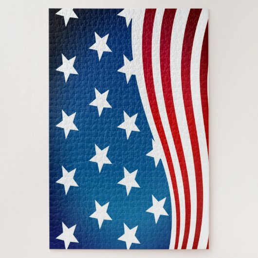 Amerikanische Flagge Puzzle (Vertikal)