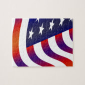 Amerikanische Flagge Puzzle (Horizontal)