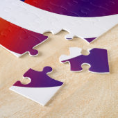 Amerikanische Flagge Puzzle (Seite)
