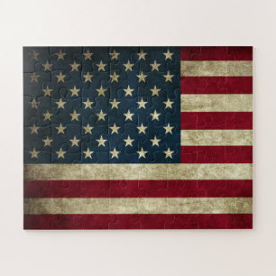Amerikanische Flagge Puzzle