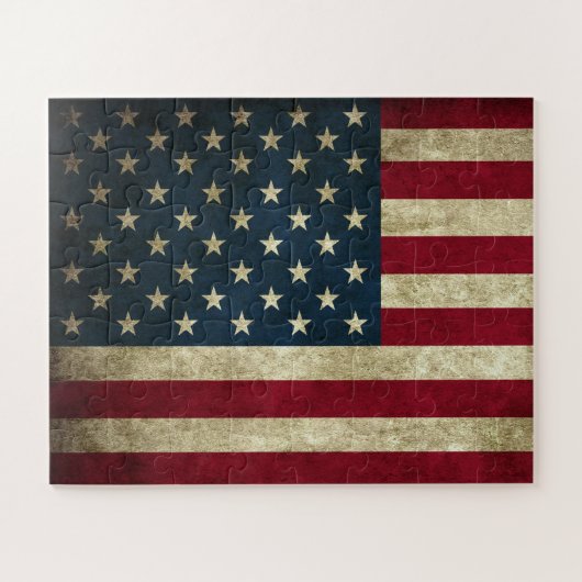 Amerikanische Flagge Puzzle (Horizontal)