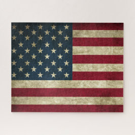 Amerikanische Flagge Puzzle
