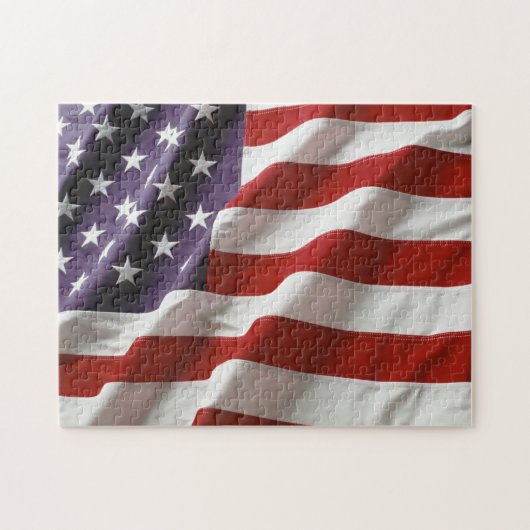 Amerikanische Flagge - Puzzle USA (Horizontal)