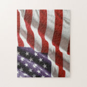 Amerikanische Flagge - Puzzle USA (Vertikal)