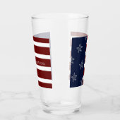 Amerikanische Flagge Red White Blue Starfish: Glas (Links)