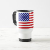 Amerikanische Flagge Reisebecher (Vorderseite Links)