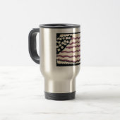 Amerikanische Flagge Reisebecher (Vorderseite Links)