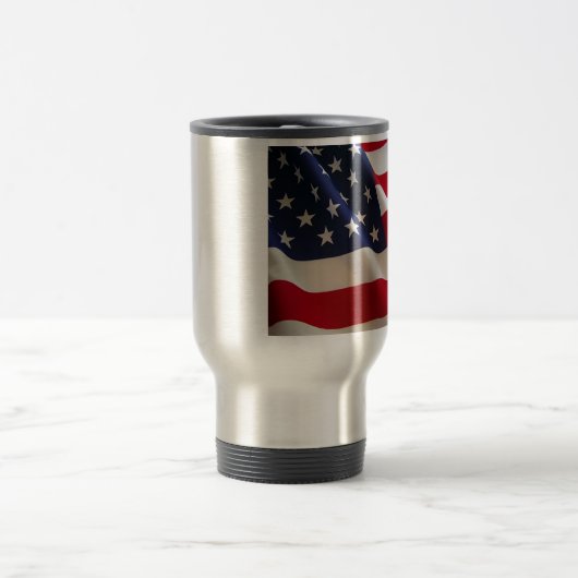 Amerikanische Flagge Reisebecher (Mittel)