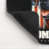Amerikanische Flagge Rhodesian Ridgeback 4. Juli Mousepad (Ecke)
