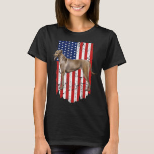 Amerikanische Flagge Rhodesian Ridgeback 4. Juli U T-Shirt