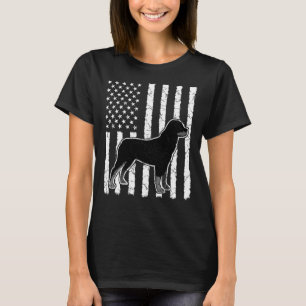 Amerikanische Flagge Rottweiler Hund Happy Indepen T-Shirt