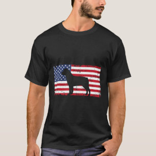 Amerikanische Flagge Rottweiler Hund Lover 4. Juli T-Shirt
