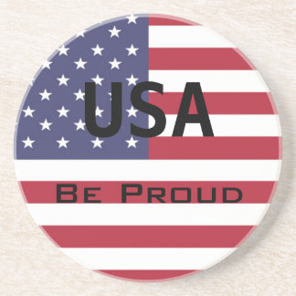 Amerikanische Flagge Sandstein Untersetzer