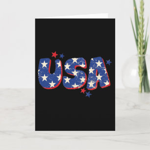 Amerikanische Flagge Sasquatch mit Alien-Ufo-Bigfo Karte