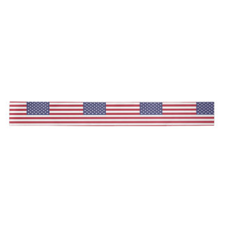 Amerikanische Flagge Satinband