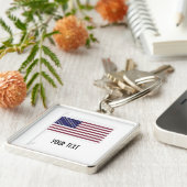 Amerikanische Flagge Schlüsselanhänger (Seite)