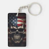 Amerikanische Flagge Schlüsselanhänger (Rückseite)