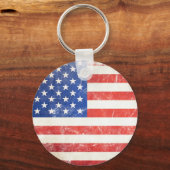 Amerikanische Flagge Schlüsselanhänger (Vorderseite)