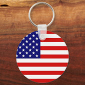Amerikanische Flagge Schlüsselanhänger (Vorderseite)