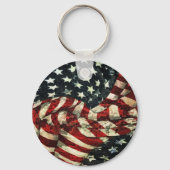 Amerikanische Flagge Schlüsselanhänger (Vorderseite)