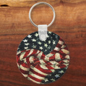Amerikanische Flagge Schlüsselanhänger (Vorderseite)
